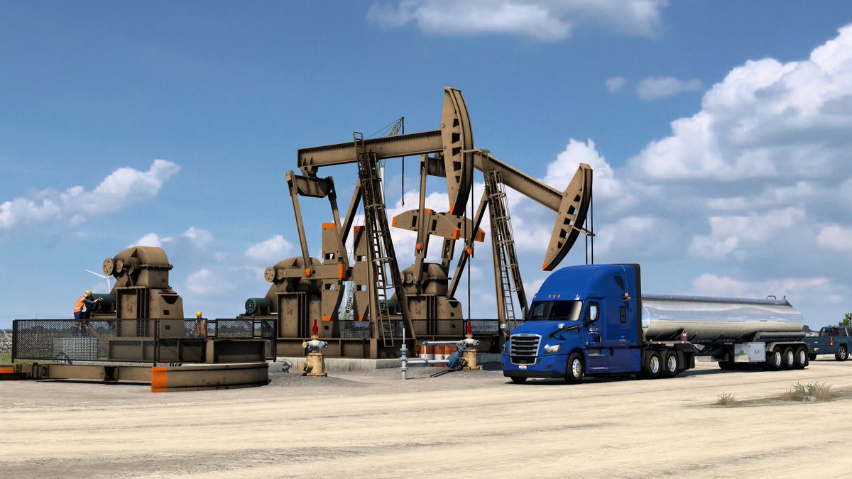 lucaspajak's tweet image. More fuel please ⛽️
Road king 👑
@freightliner @DaimlerTruckNA 
@SCSsoftware #ATS 
#7YearsofATS 
#BestCommunityEver