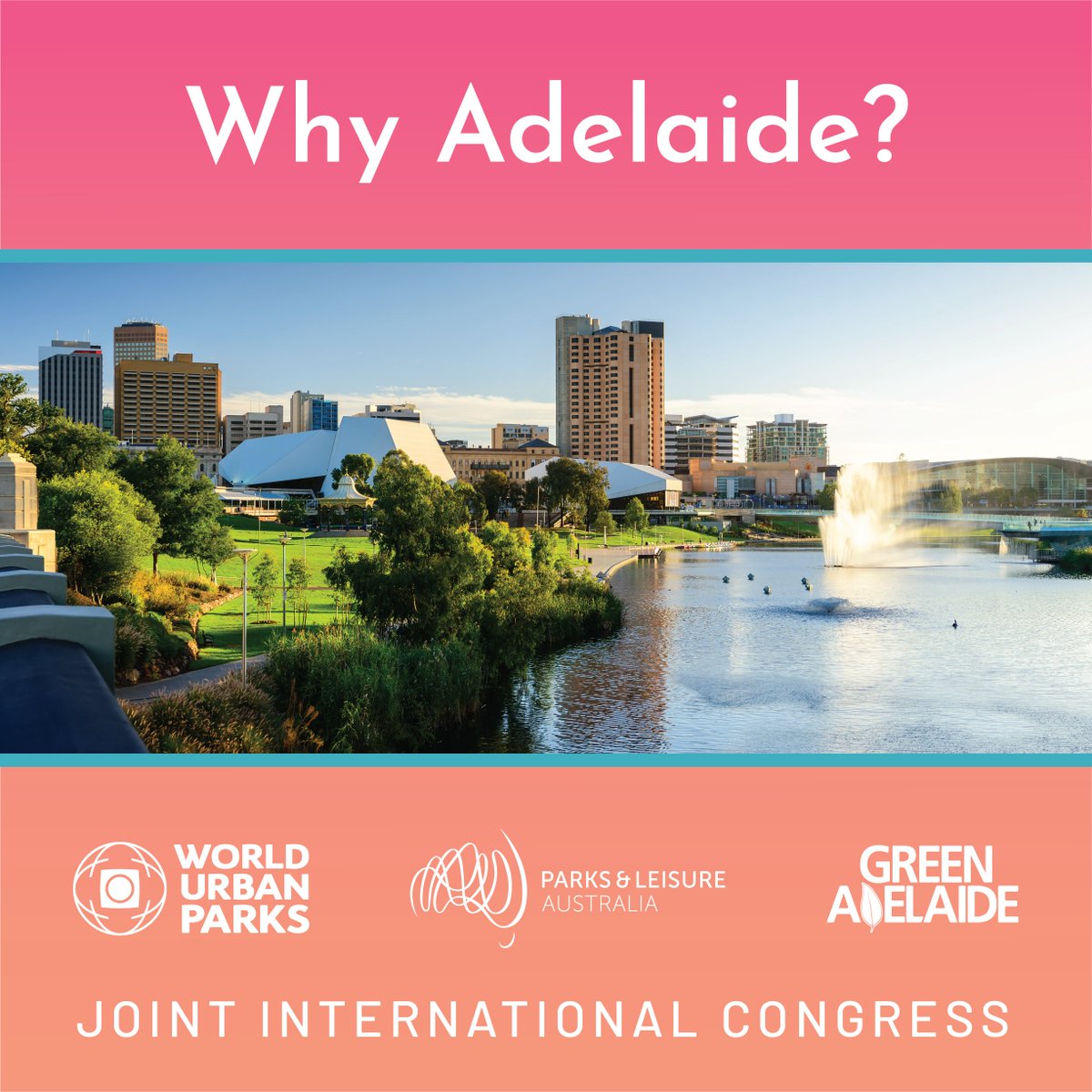 🌎🌳 Adelaide is known around the world as one of the most liveable cities, making it the perfect host for this year's Joint International Congress in October.

Register before 31 July to capitalise on our early bird pricing.

👉 jointinternationalcongress.com/registration