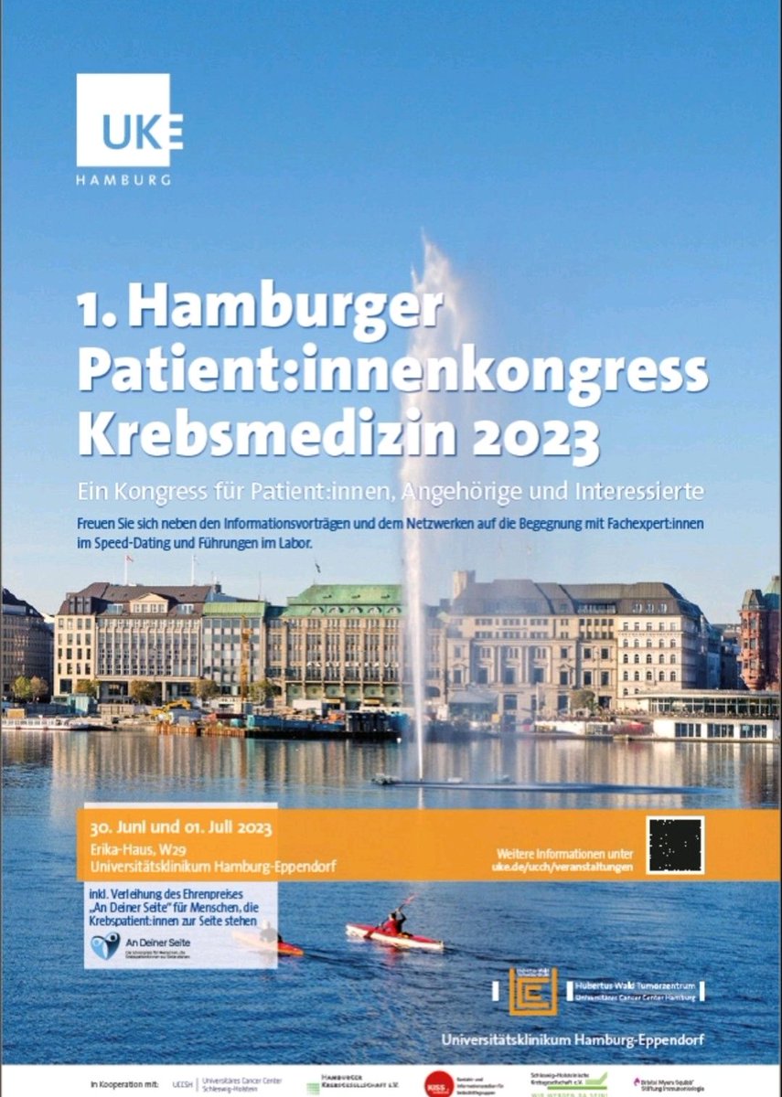 IsabelleScholl's tweet photo. Heute und morgen findet am @UKEHamburg organisiert vom #UCCH @avin_hell der 1. Hamburger Patient:innenkongress #Krebsmedizin mit vielen spannenden Vorträgen und Workshops statt. Wir freuen uns über alle, die vorbei kommen! Keine Anmeldung notwendig. @XgegenKrebs https://t.co/1uM1XmySOR