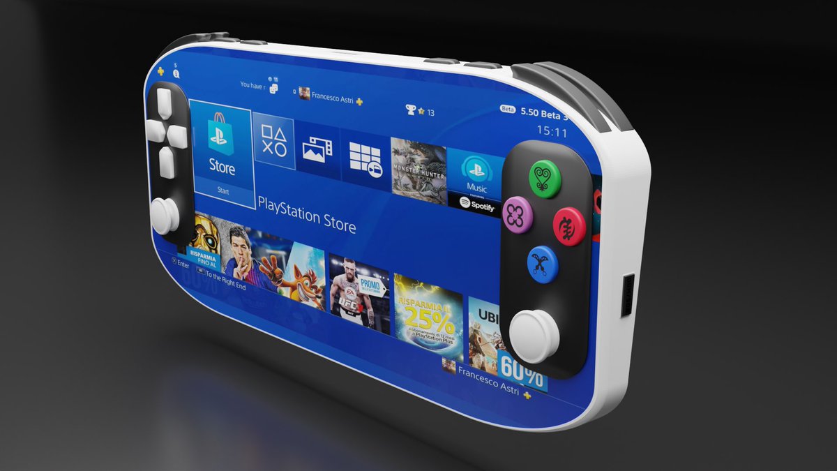 Joel_larbi_'s tweet photo. Made 3D model of a PlayStation handheld console inspired with Ghanaian Adinkra symbols! 🇬🇭" https://t.co/2K12rEhCdU
