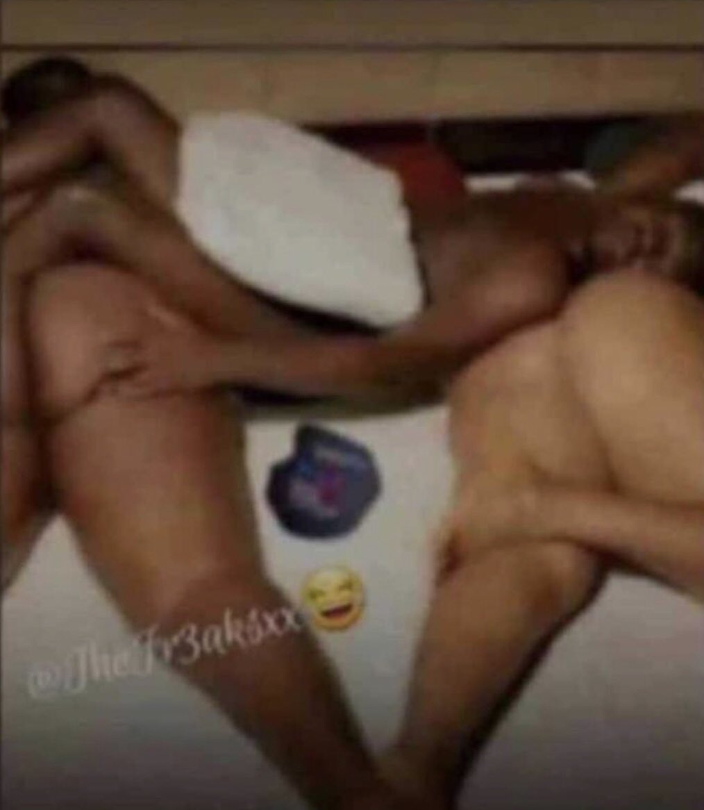 See middle man wey loader they wait for make he bring code don sleep in middle of 2girls😂