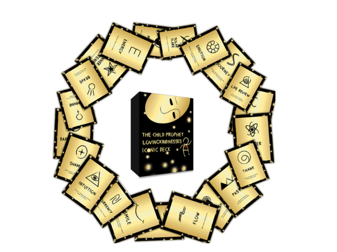 StoryMatter's tweet photo. Your inner child has a new way to talk to you... Introducing The Child Prophet #Lovingkindnesses Iconic digital deck on #Deckible #carddecks #therapytools #newgame #launch #oracle #tarot #4th https://t.co/la4vXfAX8r https://t.co/LXMBMhlVvX