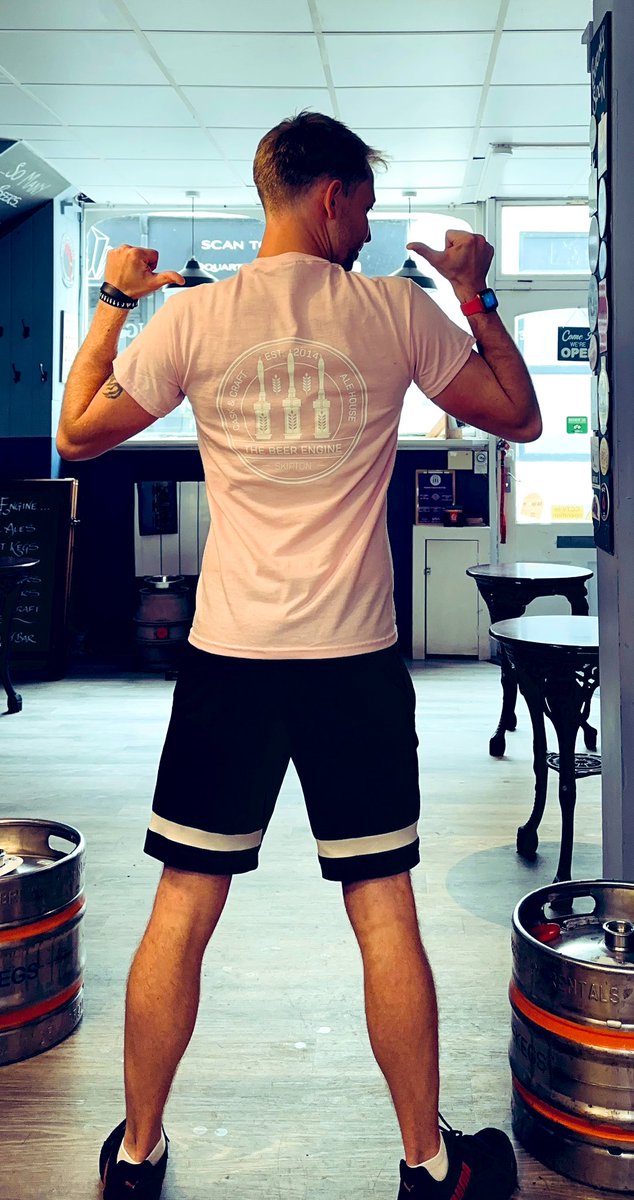 SkiptonBeer's tweet photo. Baby pink Beer Engine tees are now available, just ask the team at the bar for your size. #skiptonbeerengine #newshirt #tshirts #beershirt #skiptonpub #skipton #skiptonbusiness #fasionista #babypink #craftale #craftalehouse #caskale #caskpub https://t.co/cBHpAxKkTK