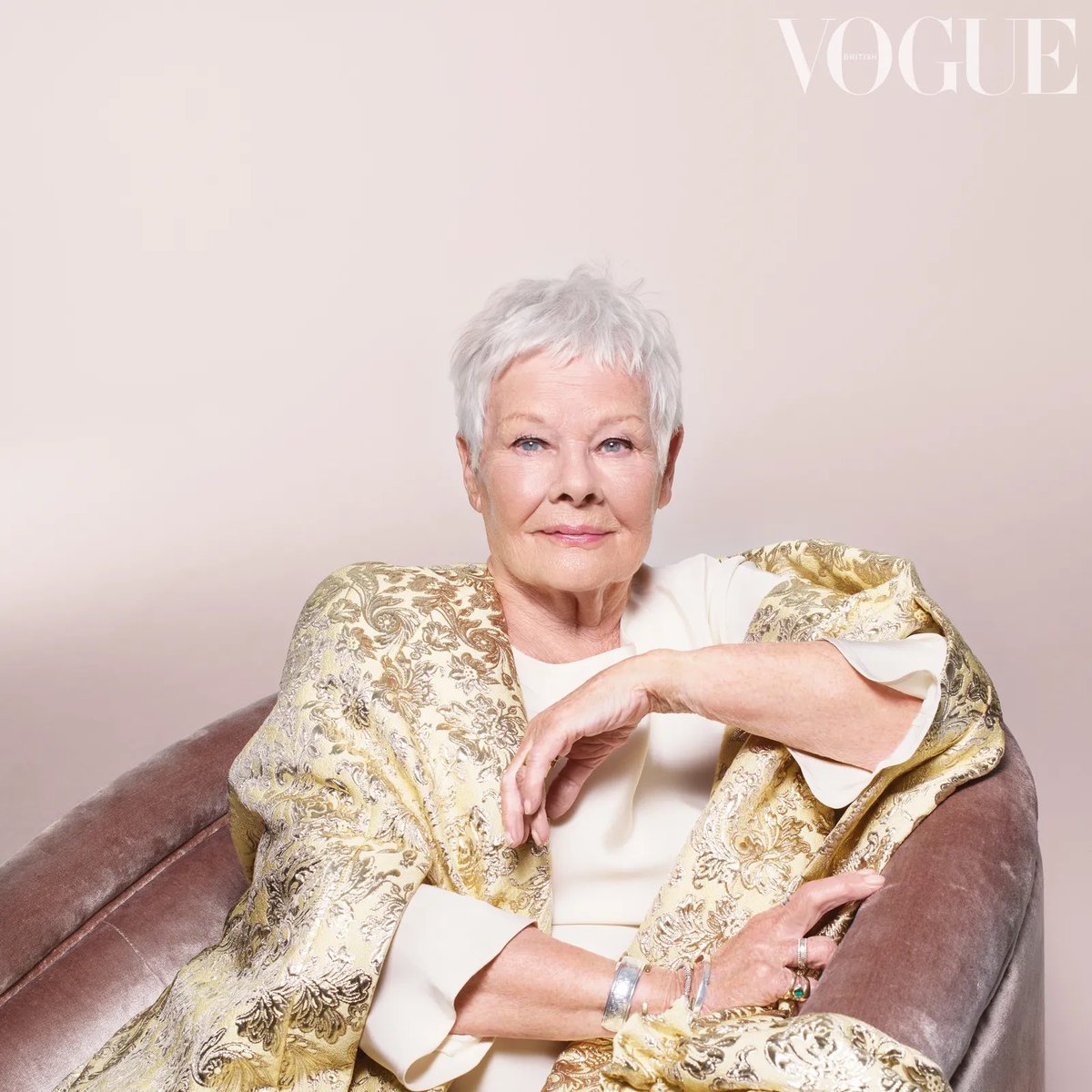 In 2020, Dame Judi became the oldest person to be on the British Vogue cover - and didn’t she look amazing? #BritishVogue #DameJudiDench #JudiDench