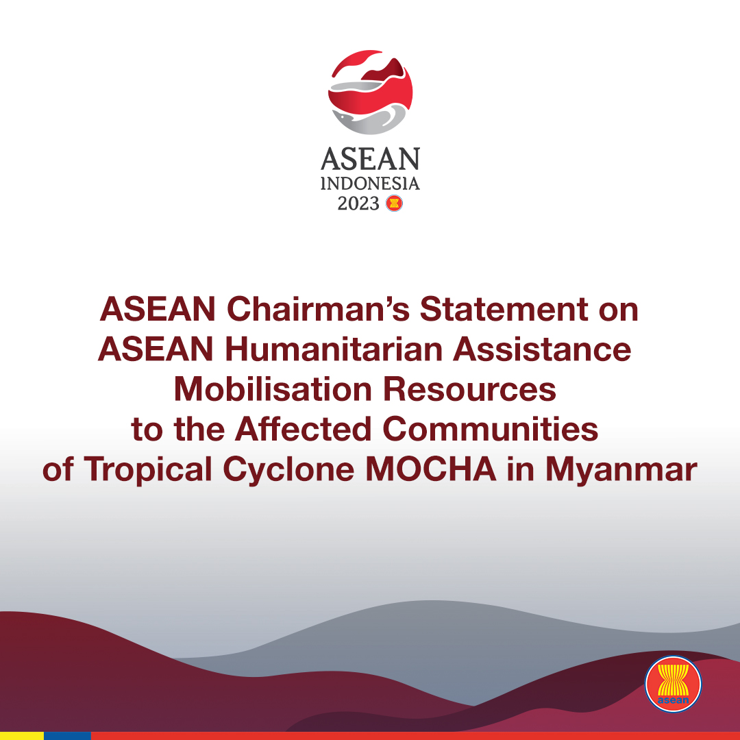 Another batch of relief items from the people of ASEAN to the people of Myanmar affected by Tropical Cyclone MOCHA arrived in Yangon on 26 June 2023. 

More from the Chairman's Statement: bit.ly/ASEANChairStat…