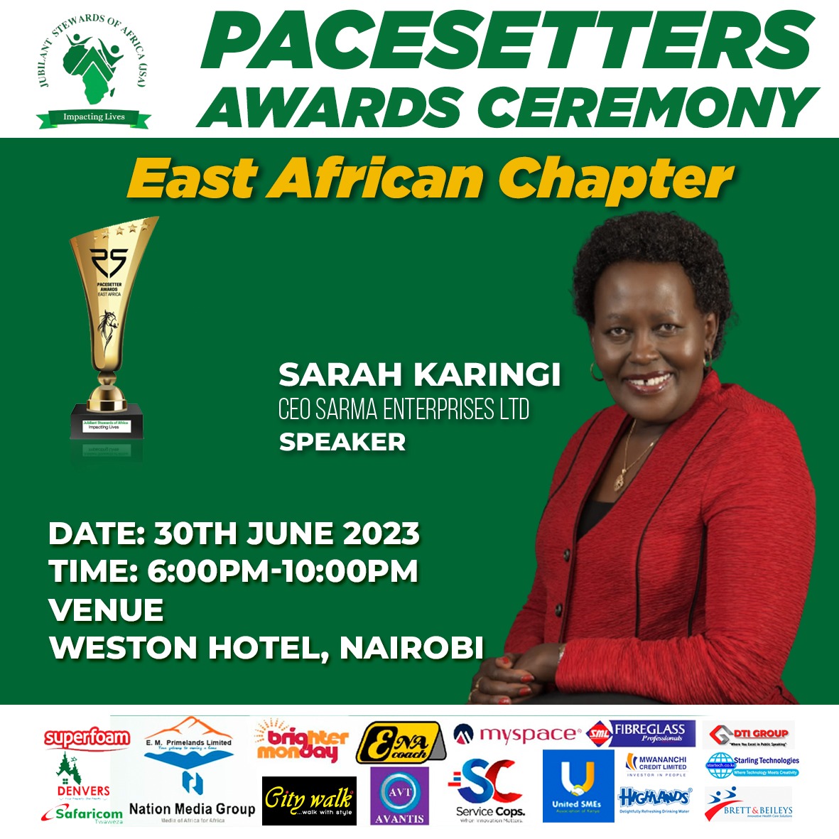 Sarah_Karingi's tweet photo. What an honor today to be given the privileges' to speak alongside our President H.E William Ruto.
I shall be shairing on the importance of networking as a pacesetter to the awardees who are the leaders setting the pace their industry.
#QueenofNetworking #GNI #Sarahkaringi https://t.co/s8j2jV8yhP