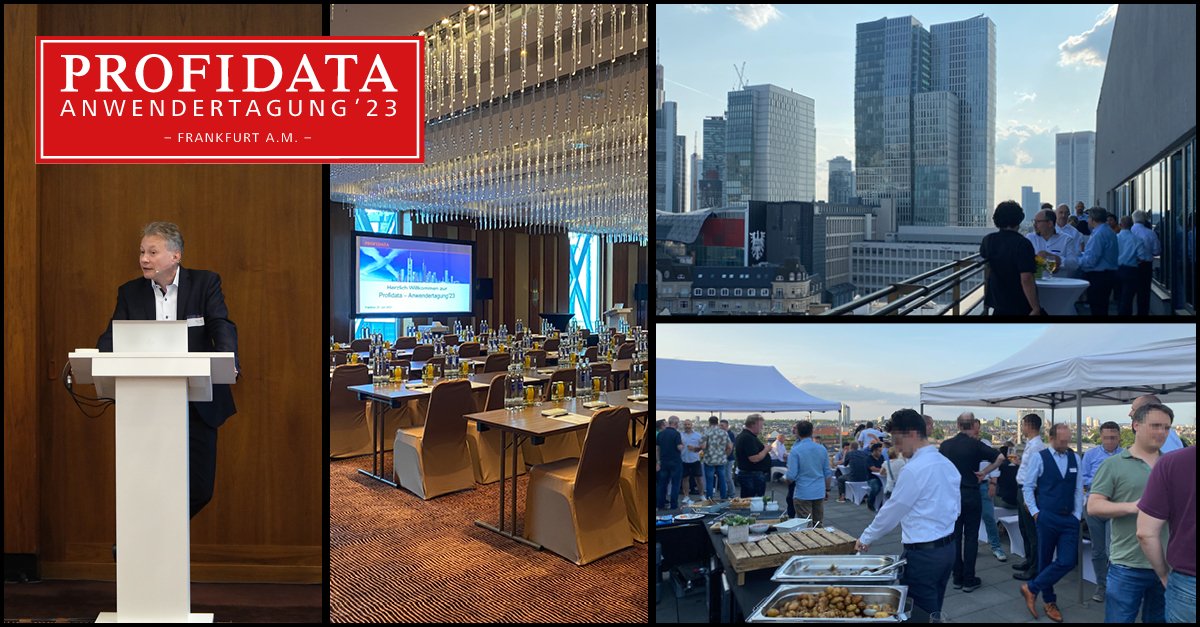 profidata's tweet photo. We'd like to thank all the attendees of our recent "#ProfidataUserConference" in Frankfurt.
Your presence made the event a great success and it was inspiring to see so many experts come together to exchange knowledge.
We're looking forward to seeing you in 2024.
Your #Profidata https://t.co/L3xkLCUlCz