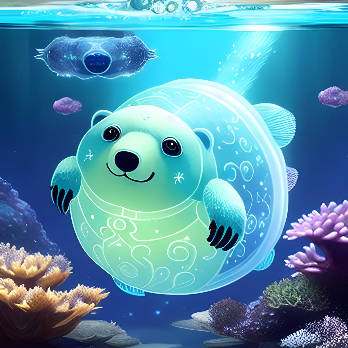 💧 Aquabear is both a water elemental and a cute little bear 🐻 

💥 If you try to burst the bubble, you'll get to know the beast!

#GNOMBLES #cryptocurrency #NFT