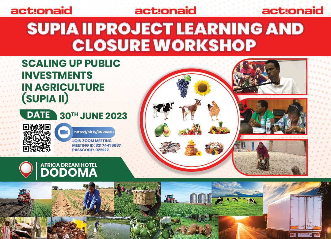 ActionaidTz's tweet photo. Tweet
See new Tweets
Conversation
@Actionaidtz, SUPIA II Project Learning and Closure session is on progress this morning in DODOMA

@ANSAFForum  @mviwamoro5 @SWFFTanzania  @policy_F @Forumcctza @juwwacha2016 @ActionAidNG @ActionAidUSA https://t.co/FJTbpGTZcs