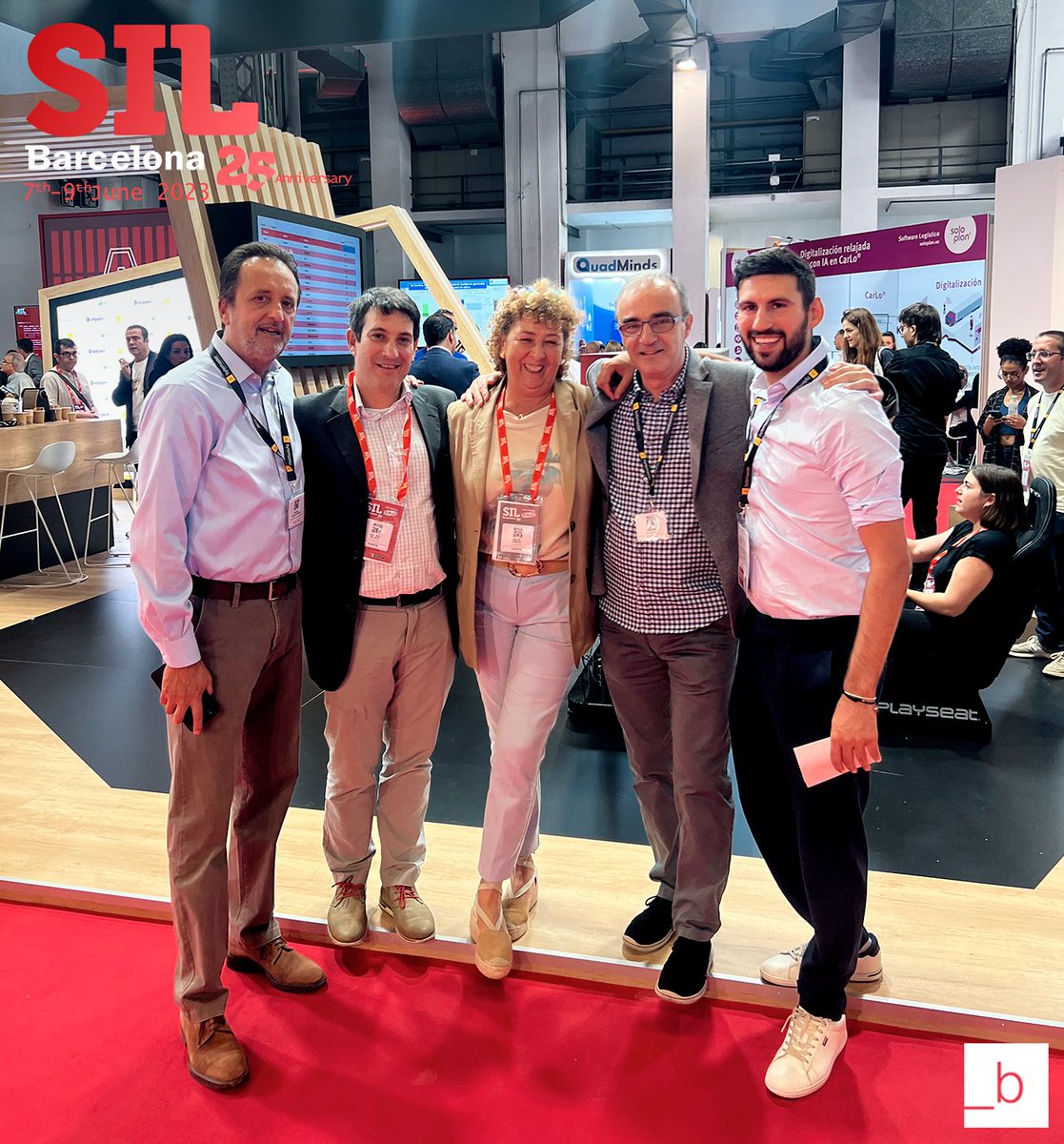 BytemasterSA's tweet image. 🙌 ¡La gente de Alfil logistics también se pasaron por nuestro Stand!

¡Muchas gracias por pasar a saludarnos!
💙💚💛
Grupo Solport M.SOFT Worldwide

#SIL #SIL2023 #SILBarcelona #Logistics #FeriaLogística
