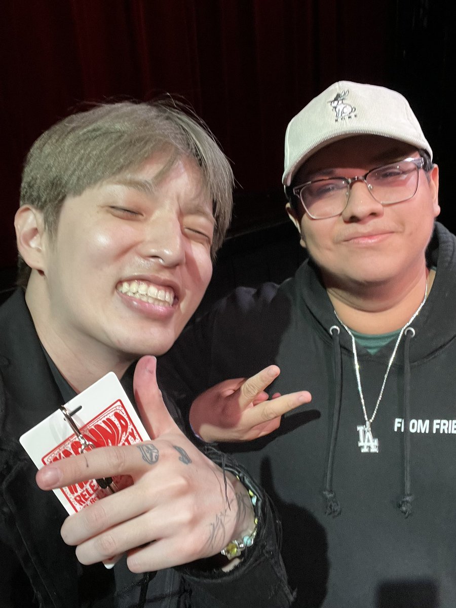 Thanks @eaJPark for the an amazing time and insane vocals. Glad I’m made you crack up with cringe day6 comment at the end.#Eaj #eaJatElRey #eaJPacman