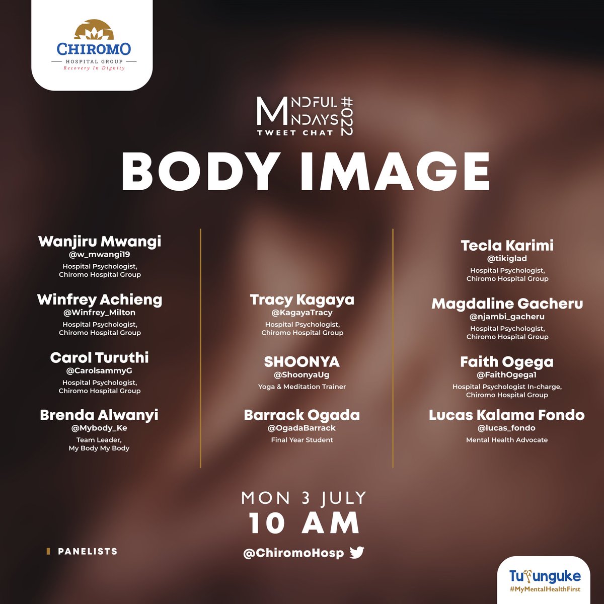 🌟 Step into a judgment-free zone where self-acceptance is celebrated, and mental well-being takes the center stage!

 Let's celebrate every body, every shape, and every story! 

🚀 Buckle up for an eye-opening 'BODY IMAGE' discussion that challenges societal norms and celebrate