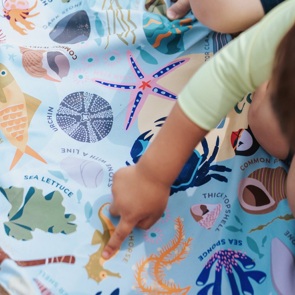 BEACHCOMBER XL PACMAT is back in stock! 🦀🦪🐚

#beachcomber #beach #beachlife #seaside #beachgear #picnicblanket #outdoorplay #outdoorlearning #outdoorfamily #outdoorfamilies #madeinbritain #recycled