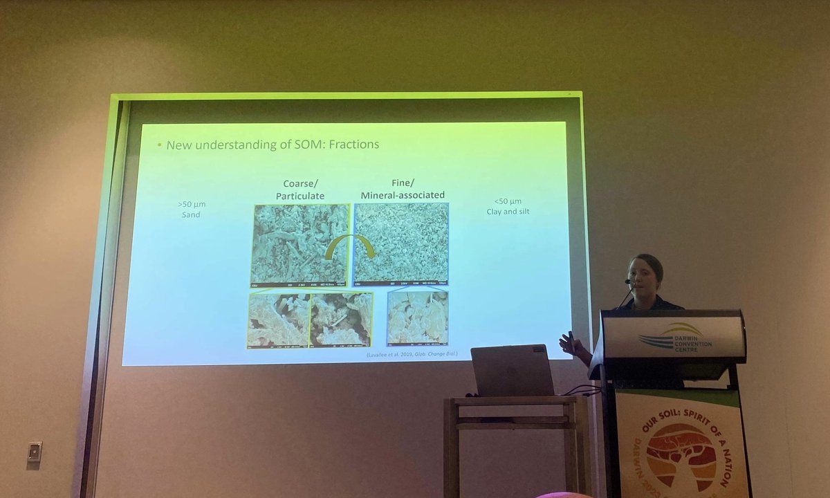 Taleta Bailey (@soilcycling) on Twitter photo I’ve had a great week at <a href="/SoilScienceAust/">Soil Science Australia</a> #SoilConferenceAU and finally presented some of my PhD research this morning: Linking N mobilisation and C stability in #SOM fractions. Some exciting results, stay tuned for the paper! w/ <a href="/inverted_soil/">Mark Farrell</a> <a href="/DLAntille/">Dio Antille</a> <a href="/Tim_GxExM_Cot/">Dr Tim Weaver</a> +more I’ve had a great week at <a href="/SoilScienceAust/">Soil Science Australia</a> #SoilConferenceAU and finally presented some of my PhD research this morning: Linking N mobilisation and C stability in #SOM fractions. Some exciting results, stay tuned for the paper! w/ <a href="/inverted_soil/">Mark Farrell</a> <a href="/DLAntille/">Dio Antille</a> <a href="/Tim_GxExM_Cot/">Dr Tim Weaver</a> +more