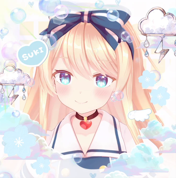 こんりす〜!ପ(⑅ˊᵕˋ⑅)ଓ 土砂降りくらった(  `◟ 、)