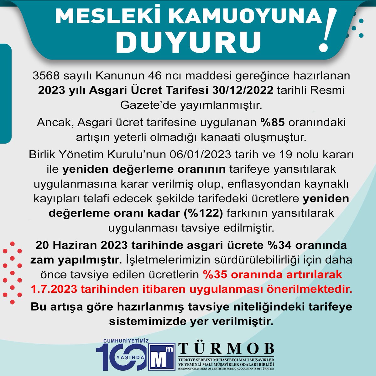 Mesleki Kamuoyuna Duyuru…

👉 ow.ly/v3kJ50P05lj

#türmob