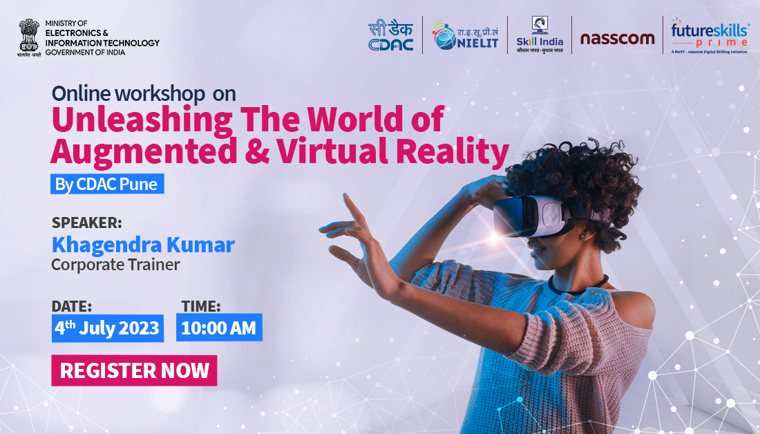 fsprimeofficial's tweet photo. Join us for an #Online workshop on Unleashing The World of Augmented & Virtual Reality. Register now: https://t.co/mslagbh8il
#FutureSkillsPrime #Workshop #ARVR #SkilledForFuture #nasscom #technology #TechTalentBuild #Techade #Deepskill #SkillingHub #TechnologySkillingHub https://t.co/fjQAgoozZS