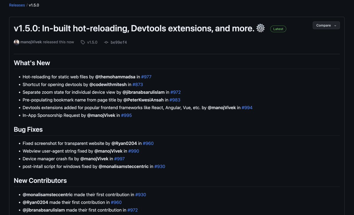 Responsively App tweet media