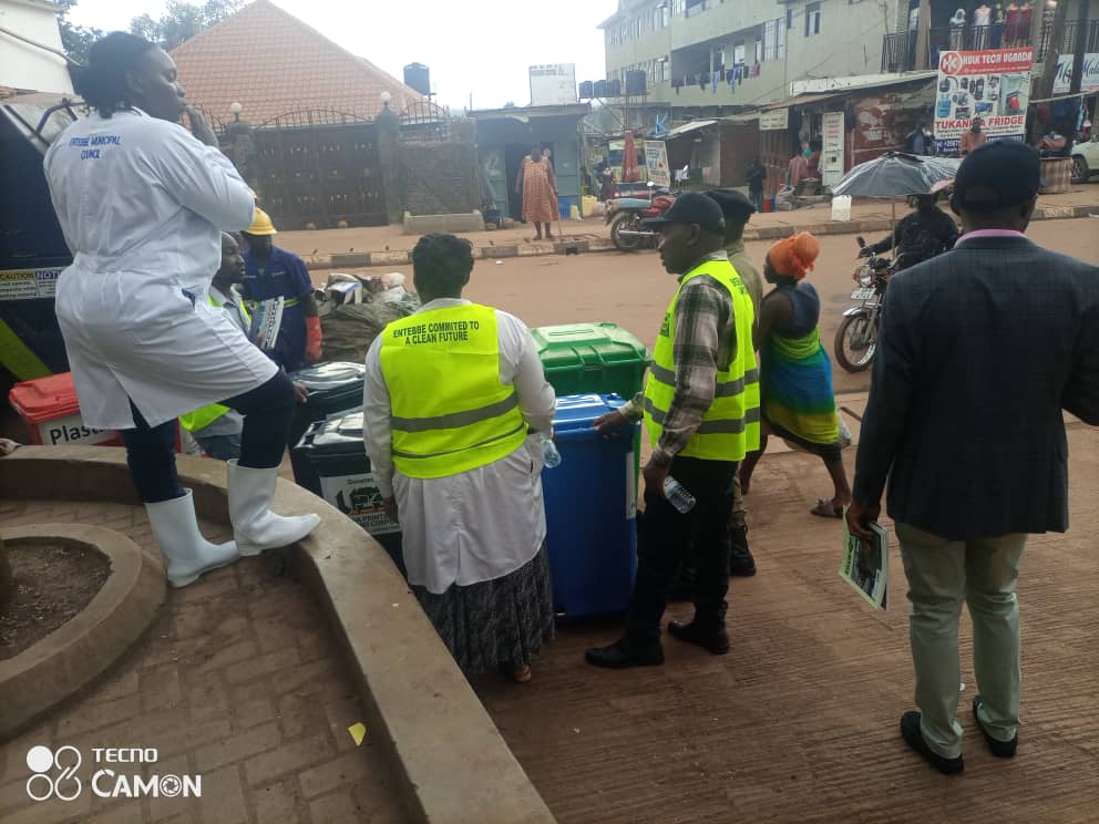 Today June 30, NEMA joins UPPC in a clean up exercise of Entebbe Kitoro Market as we continue to celebrate World Environment Day 2023. 
Be the lead in your area by cleaning, protecting and sustainably managing our environment.