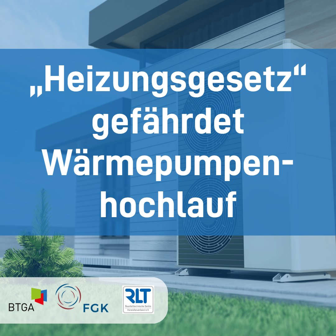BTGA (@btga_ev) on Twitter photo „#Heizungsgesetz" gefährdet #Wärmepumpenhochlauf Wie kann das sein? Mehr dazu👉t1p.de/w1dyb
<a href="/fdpbt/">Fraktion der Freien Demokraten</a> @BMWK <a href="/BMWSB_Bund/">Bundesbauministerium</a> <a href="/GrueneBundestag/">Grüne im Bundestag 🇪🇺🏳️🌈</a> <a href="/spdbt/">SPD-Fraktion im Bundestag</a> <a href="/Linksfraktion/">linksfraktion</a> <a href="/cducsubt/">CDU·CSU</a> <a href="/csu_bt/">CSU im Bundestag</a> „#Heizungsgesetz" gefährdet #Wärmepumpenhochlauf Wie kann das sein? Mehr dazu👉t1p.de/w1dyb
<a href="/fdpbt/">Fraktion der Freien Demokraten</a> @BMWK <a href="/BMWSB_Bund/">Bundesbauministerium</a> <a href="/GrueneBundestag/">Grüne im Bundestag 🇪🇺🏳️🌈</a> <a href="/spdbt/">SPD-Fraktion im Bundestag</a> <a href="/Linksfraktion/">linksfraktion</a> <a href="/cducsubt/">CDU·CSU</a> <a href="/csu_bt/">CSU im Bundestag</a>