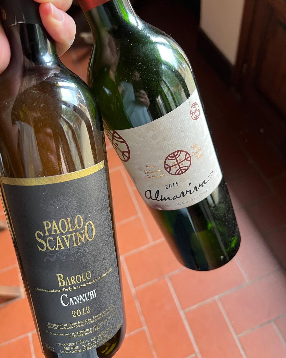 Drank last night at home. Both showing beautifully. The Almaviva 2015 is truly a perfect wine.

#Almaviva @paoloscavino #chilewine #cannubi #barolo #italywine