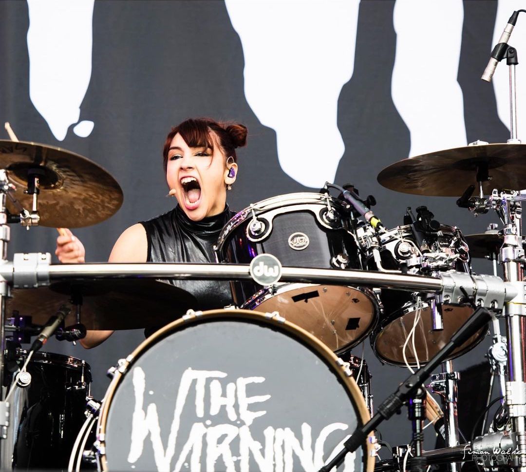 TheWarningAust's tweet photo. ⚡️🥁🤘 It’s Pau Day 😝🔥⚡️
#TheGreatDay #PauVillarreal #TheWarningBand
https://t.co/UUoIKqjq7w https://t.co/UfnXoxkI5N
#FemaleDrummer #DrummerGirls #DWDrums #SabianCymbals #inearzartist #Drummer #bateristas #VicFirth #mujeresbateristas #LavaRecords #PauDay https://t.co/dtlMtYHIZR