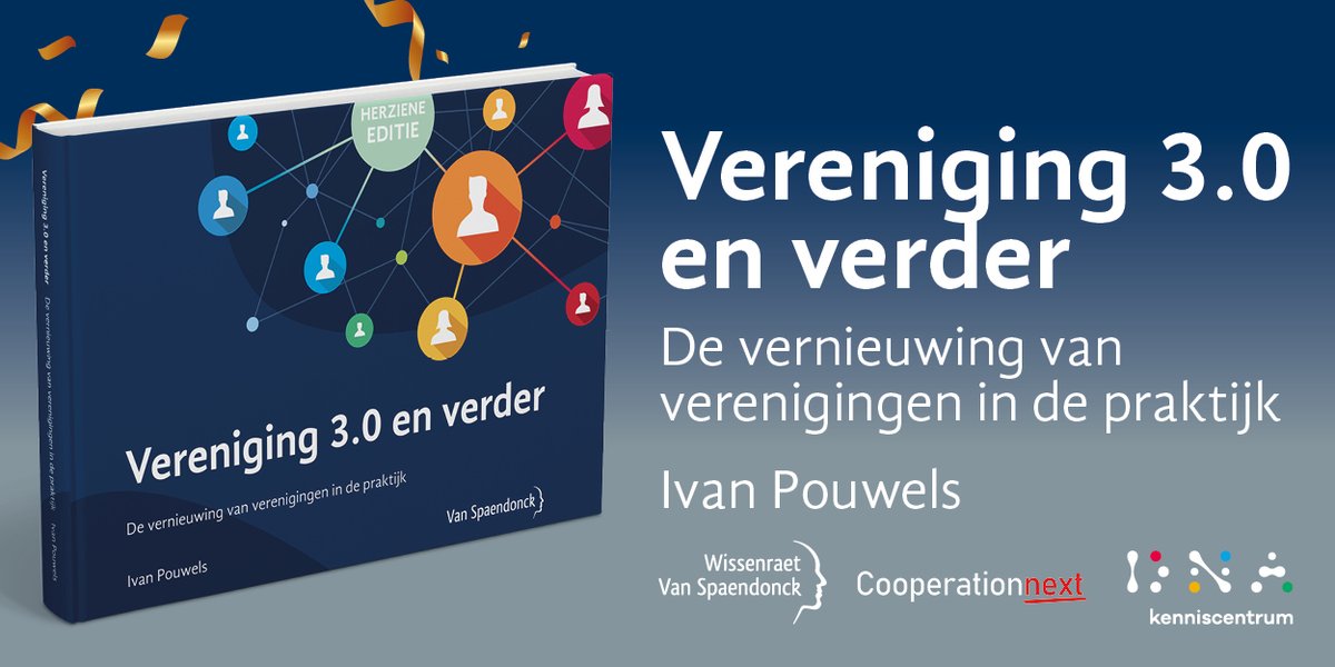 💥𝗛𝗲𝘁 #𝗯𝗼𝗲𝗸 ‘𝗩𝗲𝗿𝗻𝗶𝗲𝘂𝘄𝗲𝗻 𝗺𝗲𝘁 𝗩𝗲𝗿𝗲𝗻𝗶𝗴𝗶𝗻𝗴 𝟯.𝟬’ 𝗸𝗿𝗶𝗷𝗴𝘁 𝗲𝗲𝗻 𝘃𝗲𝗿𝘃𝗼𝗹𝗴! Op 6 juli wordt de herziene uitgave met waardevolle aanvullingen en nieuwe inzichten in de ontwikkeling van #verenigingen gepresenteerd. 👉ap.lc/ZqFdm