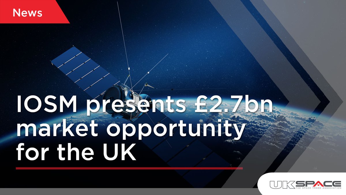 The UK is well placed and capable of securing 25% of the global satellite In-Orbit Servicing and Manufacturing (#IOSM) market – estimated to be worth almost £11 billion by 2031 – according to a new report published by UKspace today. ukspace.org/iosm-market-op…