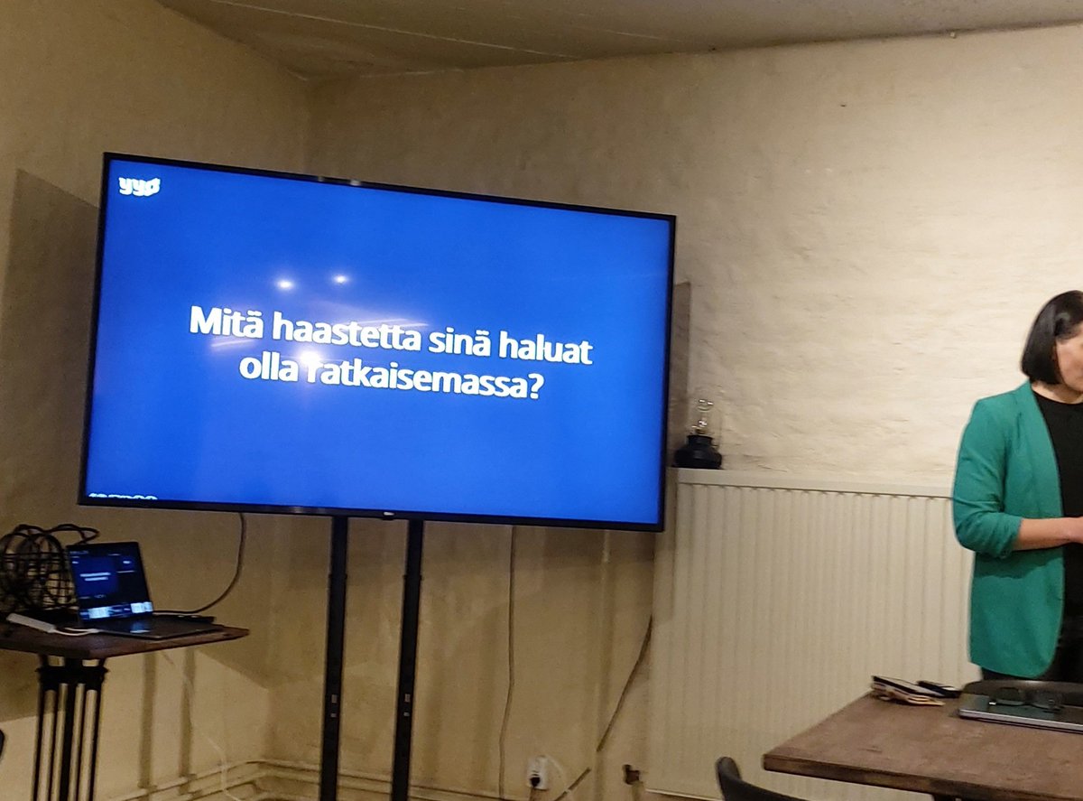 Mitä yhteiskunnallista haastetta sinä hakuat ratkaista? <a href="/yyosaamiskeskus/">Yhteiskunnallisten yritysten osaamiskeskus YYO</a> Yhteiskunnan rakentajien aamiainen #SuomiAreena 
Tässä "saumaa" mm yhdistys- ja säätiötoimijoille. YYO auttaa alkuun.