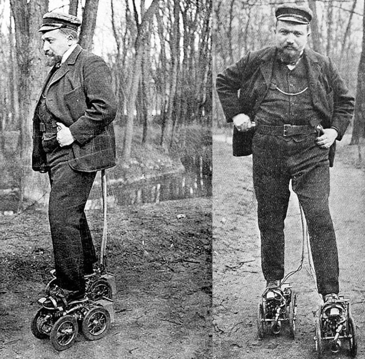 Historic Vids on Twitter "French inventor, M. Constantini, in 1906