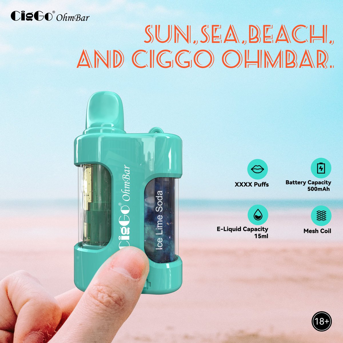 CigGo OhmBar come with liquid lock, flavor will be concentrated in the tank,no leakage. long shelflife #vapedubai #vapeegypt #vapeuae #riyadhvape #vapevietnam #vapeindonesia #vapePhilippines #VapeMalaysia #vaperussia #vape #vapeuk #vapeeu #vapede #vapefr #vapeit