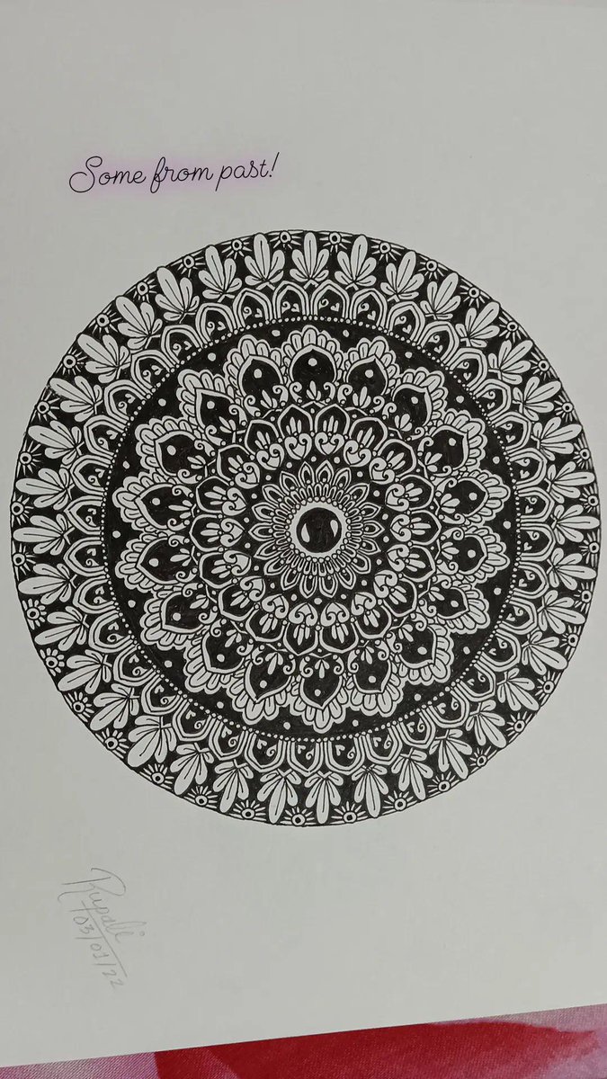 _beauty_phool's tweet photo. Once upon a time when I could manage my time  #mandala https://t.co/7VC29ZCAMf