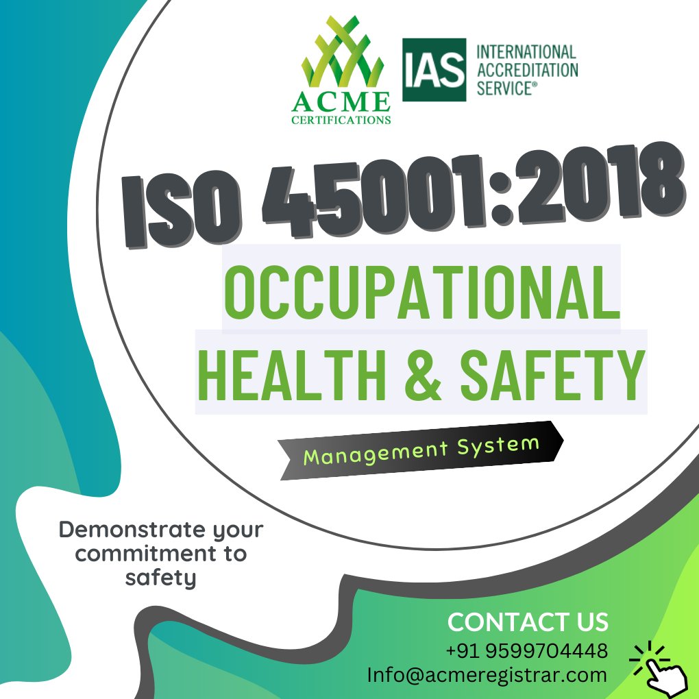 Companies that implement ISO 45001 benefit because they elevate their occupational safety management, health prevention and protection, and attractiveness and reputation through high internal standards.

#work #investment #environment #healthandsafety #iso45001 #iso #workplace