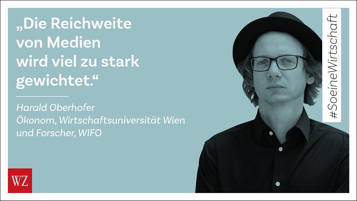 WZ | Wiener Zeitung (@wienerzeitung) on Twitter photo Die Medien- und Presseförderung privater Medienunternehmen in Österreich ist kaum nach deren gesellschaftlichem Mehrwert und zur Behebung von Marktversagen ausgerichtet, meint der <a href="/HO2604/">Harald Oberhofer</a> im letzten Beitrag unserer WZ-Kolumne #SoeineWirtschaft. wz.at/2193699 Die Medien- und Presseförderung privater Medienunternehmen in Österreich ist kaum nach deren gesellschaftlichem Mehrwert und zur Behebung von Marktversagen ausgerichtet, meint der <a href="/HO2604/">Harald Oberhofer</a> im letzten Beitrag unserer WZ-Kolumne #SoeineWirtschaft. wz.at/2193699