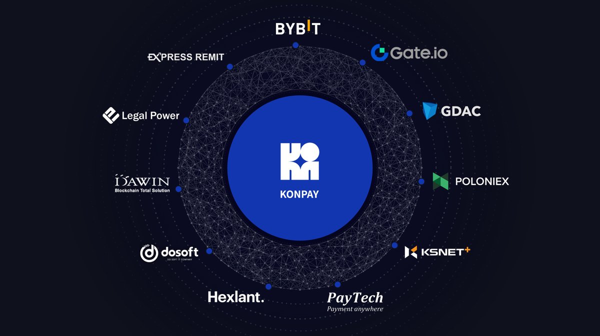 #Konpay is with great partners.👍