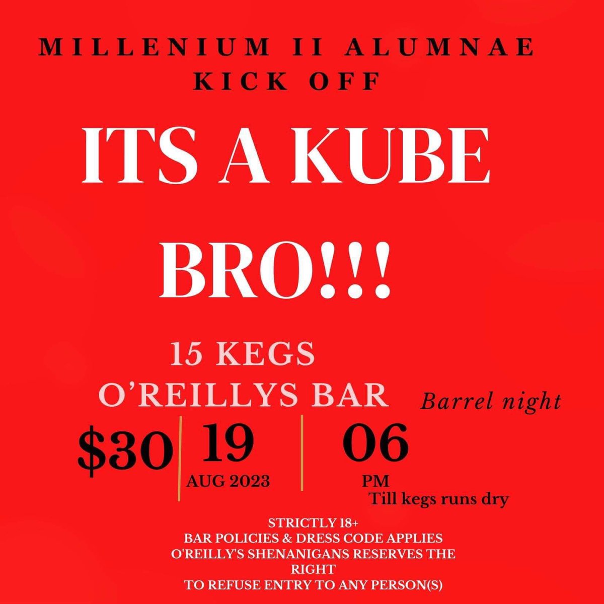 detached_virgo's tweet photo. hey #TeamFiji , got nothing to do on the 19th of Aug ? 

Join us for our Millenium II Barrel at hOme☘️

ok set, hieeeee 🐰🖤🤍❤️ https://t.co/mbEHUUlRPd