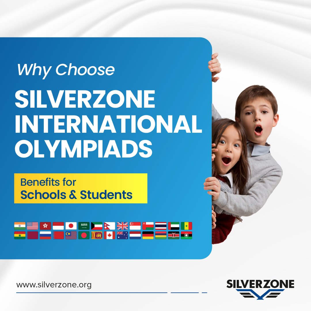 SZOlympiads's tweet photo. Join the SilverZone International Olympiads and compete with students from all over the world in various subjects. Win medals, scholarships, and more. Don’t miss this chance to shine like a star! 🌟

#olympiad #silverzone #education #talent #excellence https://t.co/QmGm5PZRjp