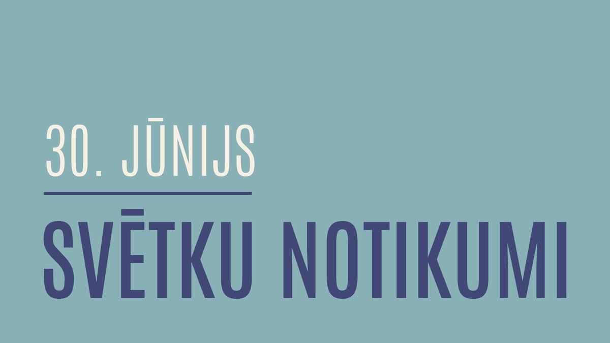Pirmā Svētku diena ir klāt! Šodien notiks Dziesmu un deju svētku karogu cildināšana, virsdiriģentu un virsvadītāju godināšana, kā arī Garīgās mūzikas koncerts. Plašāka informācija dziesmusvetki.lv.
