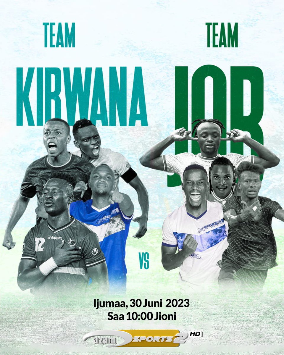 azamtvtz's tweet photo. Katika uwanja wa Jamhuri Morogoro, leo saa 10:00 jioni utachezwa mchezo wa hisani, timu Dickson Job dhidi ya timu Shomari Kibwana.

Huu ukiwa ni msimu wa pili wa wape tabasamu.

Mchezo huu utaruka mbashara kupitia #AzamSports2HD.

#Wapetabasamu #Dicksonjob #Kibwanashomari https://t.co/SUyZYr0cq9