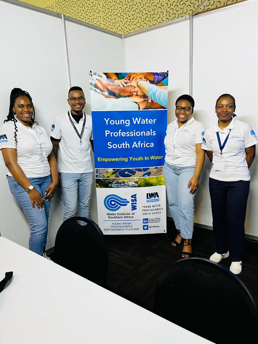 Some of our wonderful <a href="/YWPZA/">Young Water Professionals South Africa</a> delegation at the <a href="/DWS_RSA/">Water&SanitationRSA</a> and Sanitation National Youth Indaba! We were grateful to be represented at this impactful event.