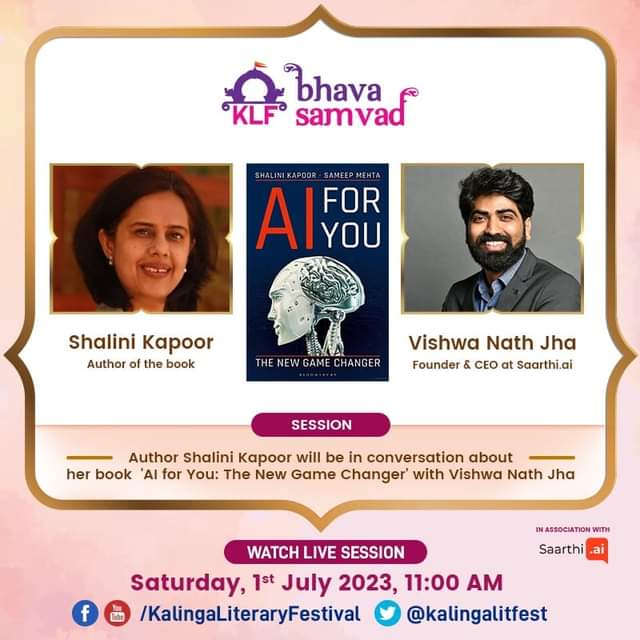 🎥 Don't miss out on this insightful session! Tune in to watch it live on: 🔹 YouTube: lnkd.in/eDQduuv 🔹 Facebook: lnkd.in/gkSZwv3h 🔹 Twitter: lnkd.in/eyGvETz #AIforYou #BhavaSamvad #AIpodcast #AIwebinar