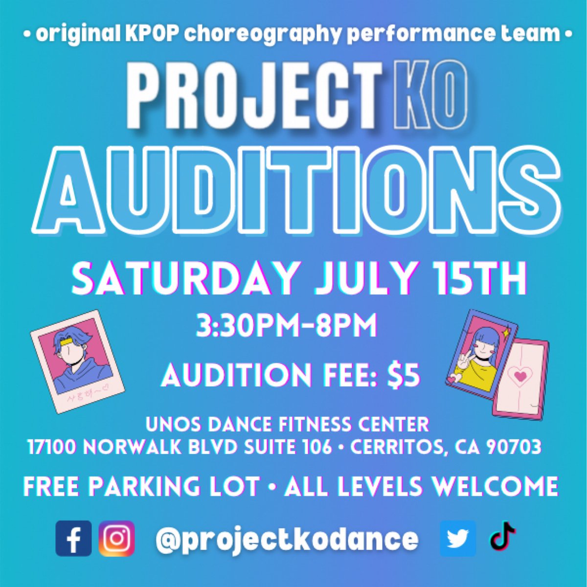 projectkodance's tweet image. ✨ Love #KPOP ? Love #dancing ? ✨ #ProjectKO is hosting #AUDITIONS to join our #performance team 😎 We encourage dancers of all levels to come out 🫶 #kpopdance #dance #cerritos #artesia #losangeles #ktown #koreatown #kcon #anime #animeexpo #newjeans #shinee  #choreography