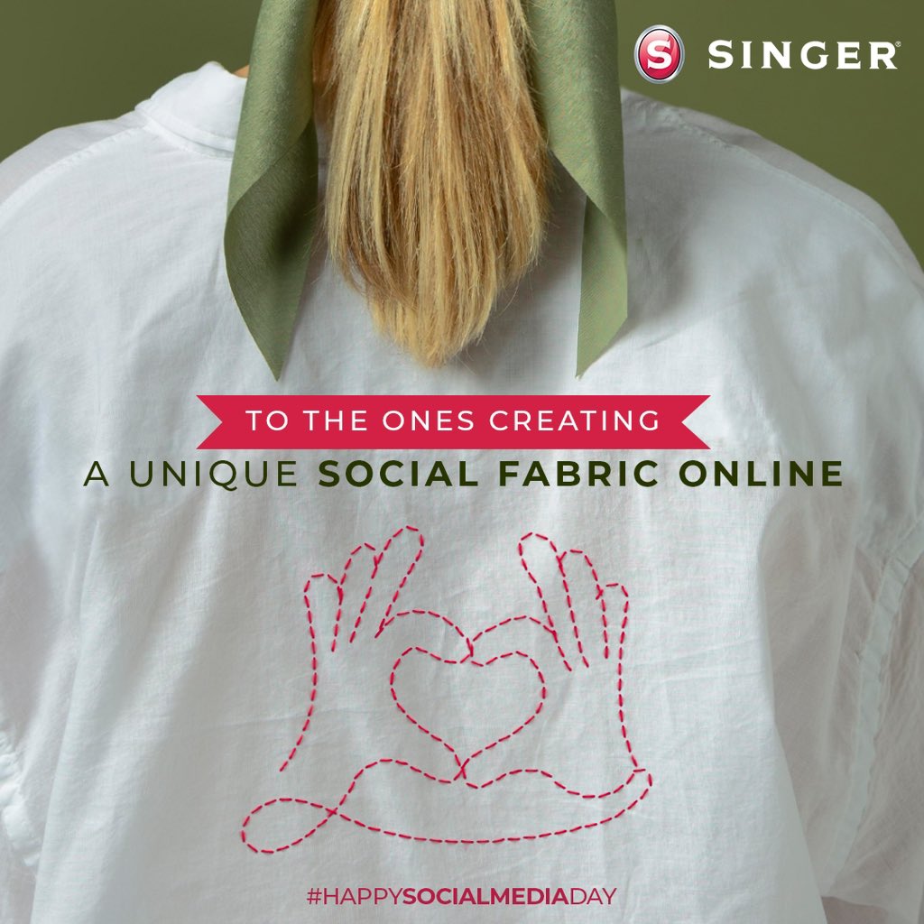 SingerIndialtd's tweet image. This Social Media Day, let's celebrate the diverse threads that make up our online communities. Together, we can create a strong and inclusive social fabric that connects us all.

#SocialMediaDay #SingerIndia #No1SewingMachine #SocialFabric #SewingBrand #WorldNumber1