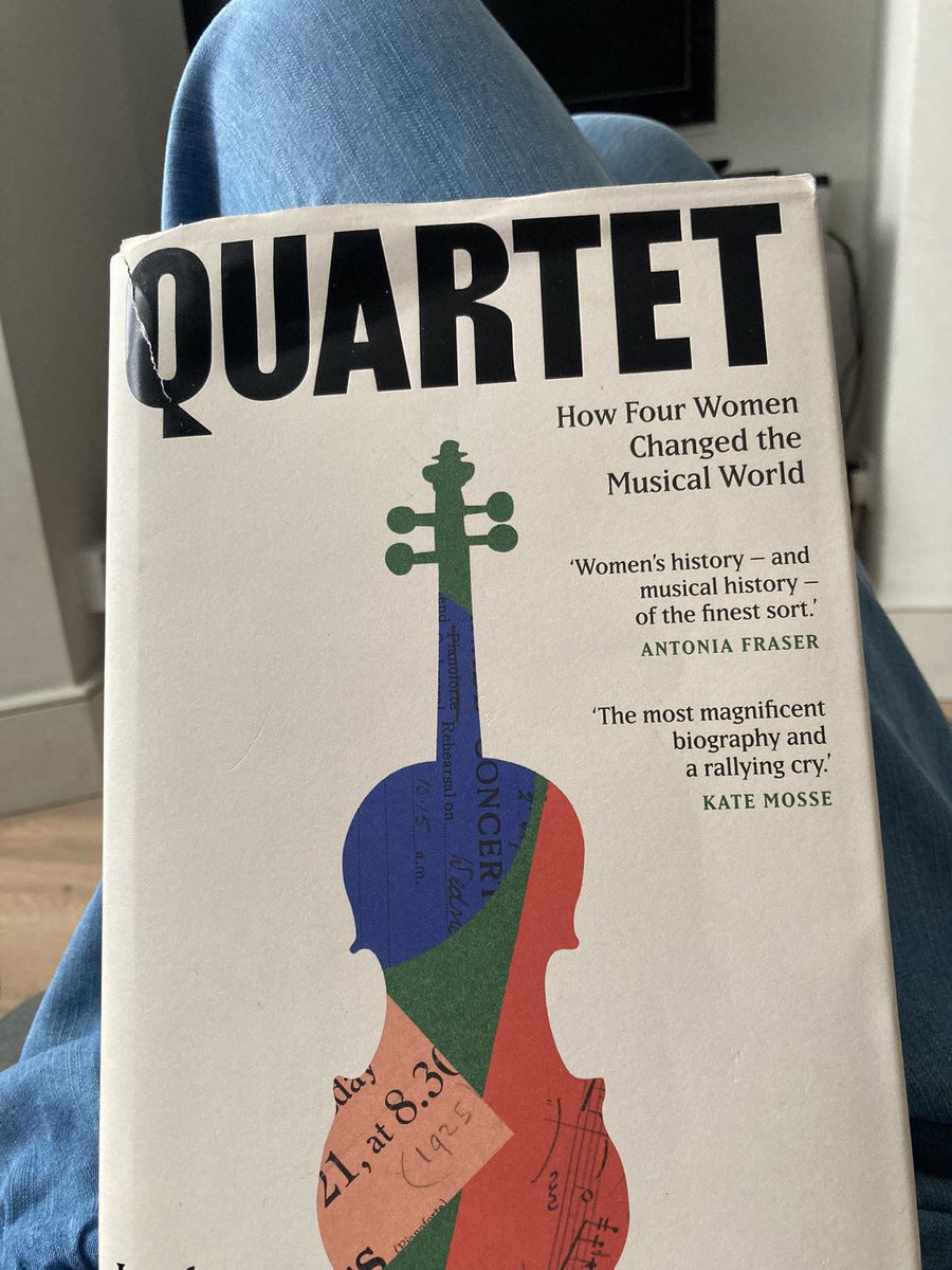 I’m so proud to be involved in this project with @fhvln on violin and @LeahBroad narrating, featuring the remarkable music of Ethel Smyth, Rebecca Clarke, Dorothy Howell and Doreen Carwithen. @LeahBroad’s “Quartet” is an absolute must-read.