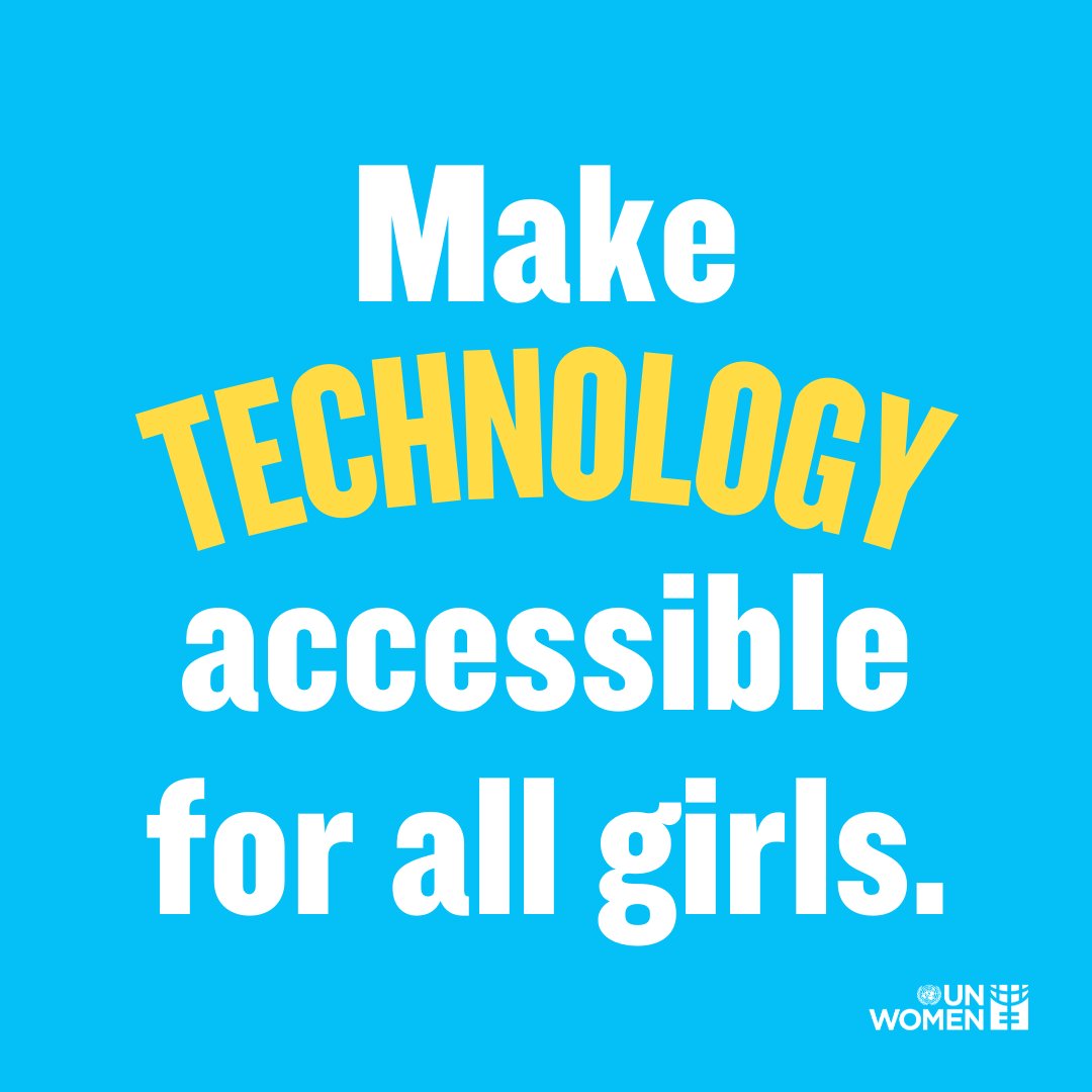 Without equal access to Internet and new technologies, girls can miss essential opportunities that shape their futures.
We need to address intersecting factors, like disability and socioeconomic contexts that affect the digital gap.

#GenerationEquality