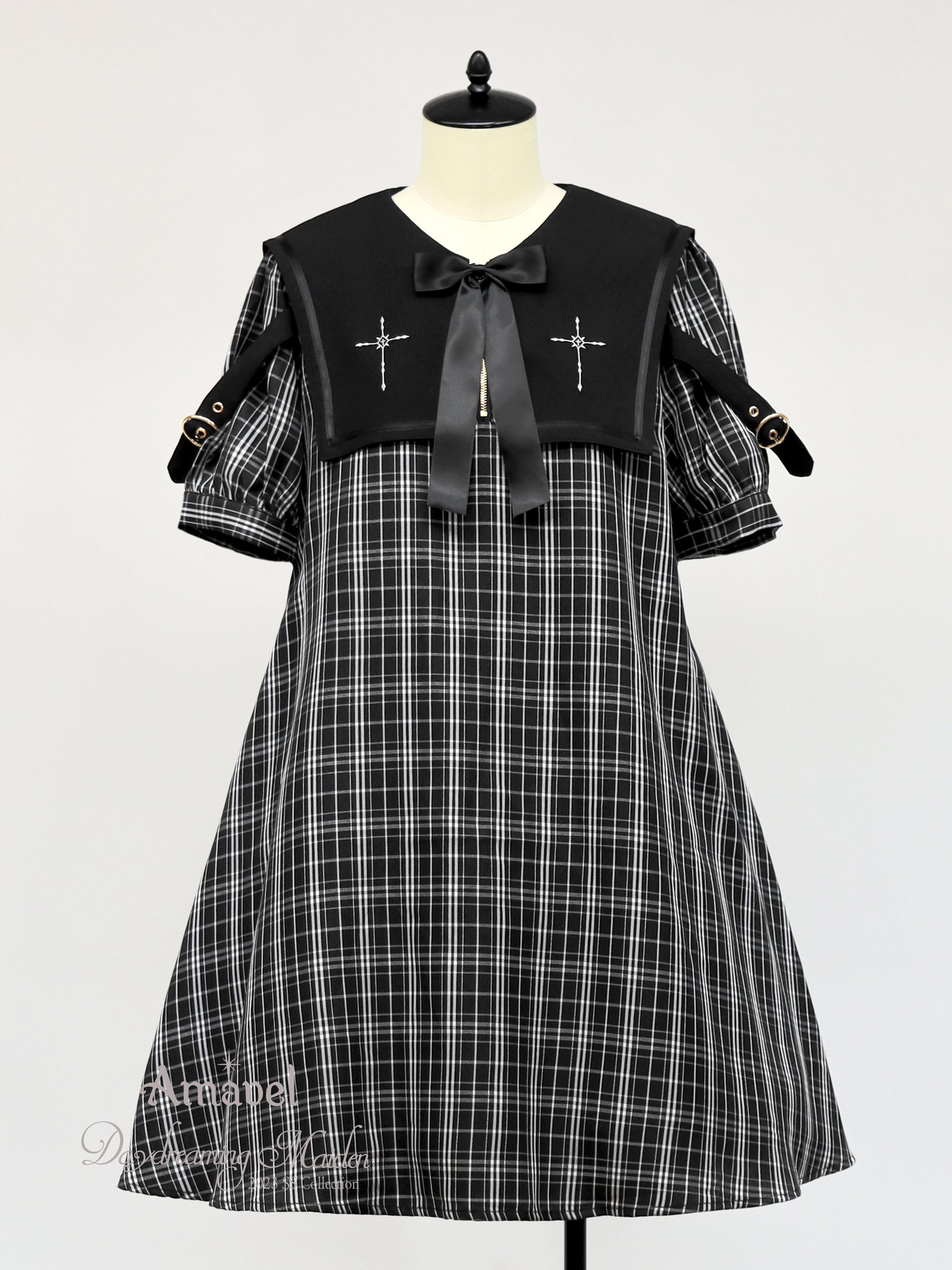 Amavel Croix et Cercueil 十字架 ワンピース 黒 croix et cercueil