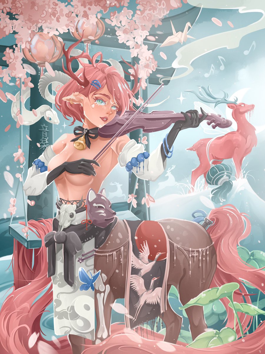 NEW DROP on FND🔥🥵
"Wild muse"🌙🎶
4000x3000
Reserve price: 0.13 $ETH 

🦌The deer symbolizes nature, connection with the wild side of the world and its magical energy.

👉🏻Link, process and details below👈🏻
1/4