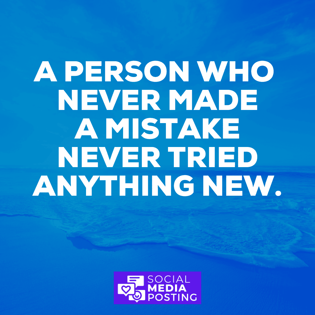 SocialPostingZA's tweet photo. A person who never made a mistake never tried anything new: Failure and mistakes are an inevitable part of growth and learning. Rather than avoiding them, embrace them as opportunities for growth and improvement, and don't be afraid to try new things and take risks. https://t.co/Oo65MkJNHx