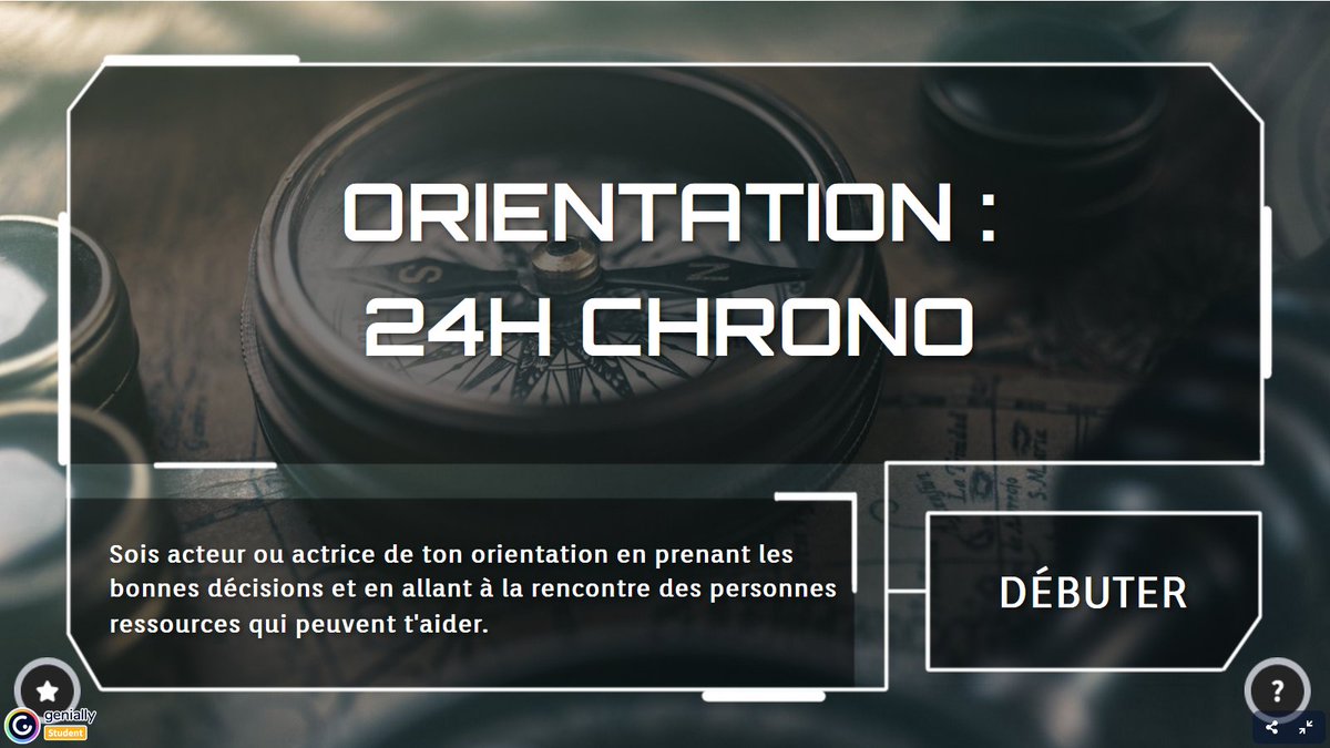 [#ParcoursAvenir] 🎮Dans le cadre du GEP Documentation de l'<a href="/acversailles/">Académie de Versailles</a>, j'ai réalisé un jeu sérieux pour aider les élèves de 5e à découvrir les lieux, personnes et ressources utiles à leur orientation➡️+ d'infos sur documentation.ac-versailles.fr/spip.php?artic…