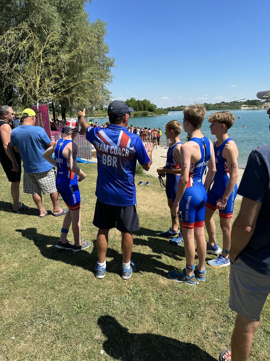 Thanks to the @PentathlonGB <a href="/WorldPentathlon/">UIPM - World Pentathlon</a> <a href="/LewestonPent/">LewestonPentathlon</a> teams for making our boys first international GB Biathle team 🇬🇧 experience a great one. 
5th in his race after a tricky transition! #alwayslearning 🏃‍♂️ 🏊‍♂️ 🏃‍♂️ #biathle #gbbiathleteam #erdinggermany